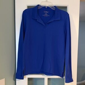 LL Bean Womens Long Sleeve Polo